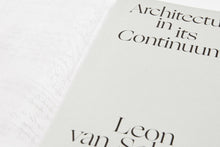 Load image into Gallery viewer, Architecture in its Continuums, 9780994269799