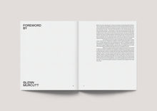 Load image into Gallery viewer, Book spread for Gabriel Poole Houses: Poetry in Construction, featuring one of Poole's lightweight sub-tropical Queensland houses, edited by Andrew Mackenzie, published by Uro Publications.
