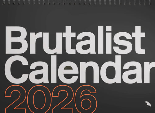 Brutalist Calendar 2026