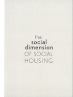 The Social Dimension of Social Housing - Spector Books softcover with typographic cover design