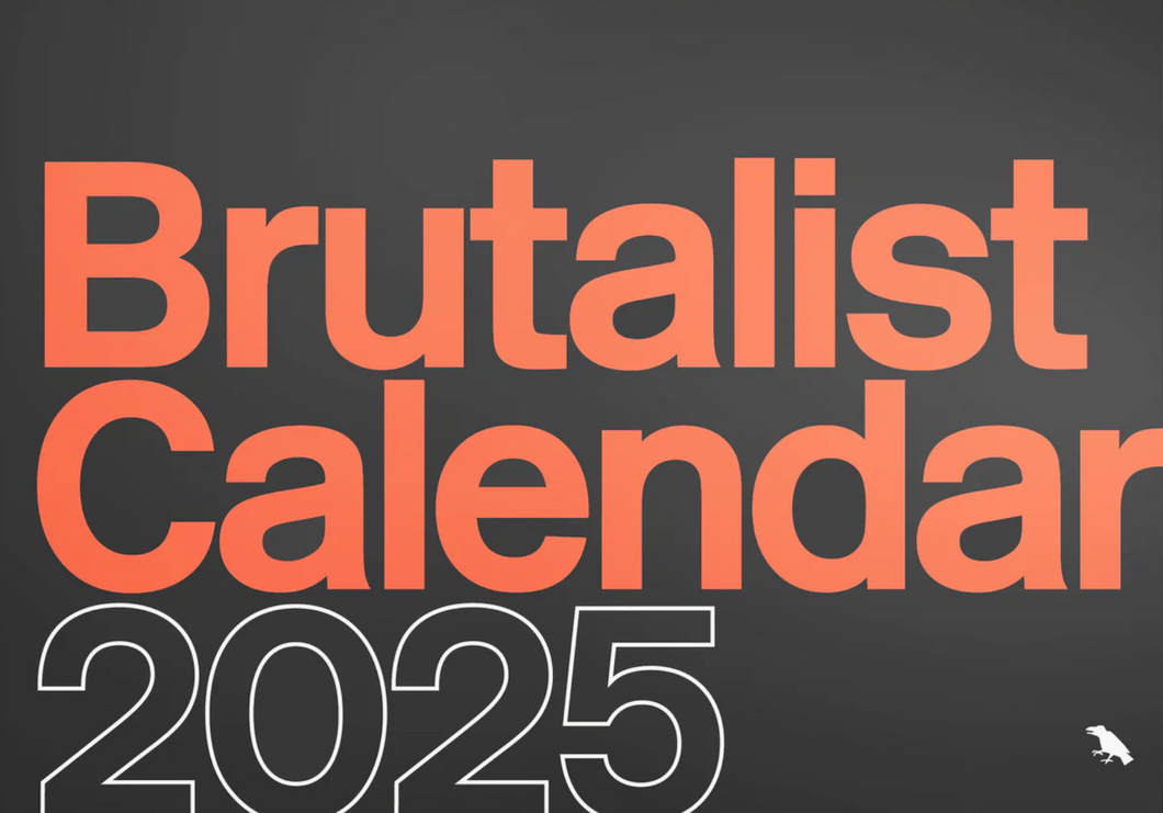 Brutalist Calendar 2025