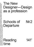 The New Designer: Design as a Profession - compact softcover with minimal typographic cover design