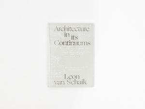 Architecture in its Continuums, 9780994269799