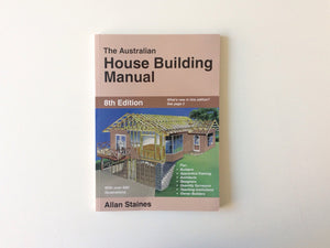 The Australian House Building Manual Cover